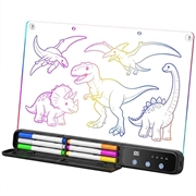 Tavola da disegno illuminata a LED D17 - 350x245mm - 14 modalità di illuminazione