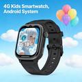 Smartwatch per bambini D18 da 1,83" 4G con GPS, videochiamate e funzione SOS - Nero