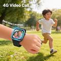 Smartwatch per bambini D18 da 1,83" 4G con GPS, videochiamate e funzione SOS - Nero
