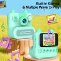 Fotocamera D18 Kids con stampa istantanea e schermo da 2.4"