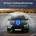 D19 MAX 4K: doppia dash cam con telecamera posteriore per auto - GPS/WiFi - Nero