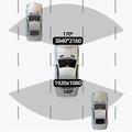 D19 MAX 4K: doppia dash cam con telecamera posteriore per auto - GPS/WiFi - Nero