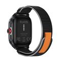 Smartwatch D20 con auricolari wireless e traduzione tramite IA - Cinturino in nylon - Nero