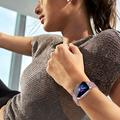 Smartwatch D20 con auricolari wireless e traduzione tramite IA - Cinturino in silicone - Oro rosa