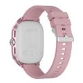 Smartwatch D20 con auricolari wireless e traduzione tramite IA - Cinturino in silicone - Oro rosa