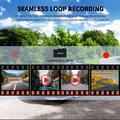 D28: dash cam 4K a doppio canale con Wi-Fi, ADAS e avvisi BSD - Nero