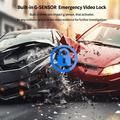 D28: dash cam 4K a doppio canale con Wi-Fi, ADAS e avvisi BSD - Nero