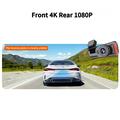 D28: dash cam 4K a doppio canale con Wi-Fi, ADAS e avvisi BSD - Nero
