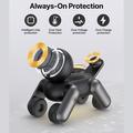 Caricabatterie wireless magnetico D6 3-in-1 a forma di cane robot per iPhone, Apple Watch e AirPods - Nero