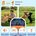 D900 - Repellente ad ultrasuoni per cani 6 in 1 e dispositivo di addestramento antiabbaio - Nero