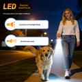 D900 - Repellente ad ultrasuoni per cani 6 in 1 e dispositivo di addestramento antiabbaio - Nero