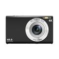 DC402-AF 4K Kids 48MP Digital Camera Auto Focus 16X Digital Zoom Vlogging Camera for Teens - Nero