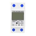 DDS662 Kilowatt Monitoraggio dell'uso dell'elettricità AC 230V 50Hz Consumo di energia elettrica Watt Meter Tester - Bianco