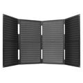 Pannello solare pieghevole DE-60 da 60W con caricabatterie per escursioni con lo zaino, trekking e campeggio - Nero