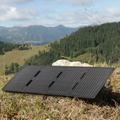 Pannello solare pieghevole DE-60 da 60W con caricabatterie per escursioni con lo zaino, trekking e campeggio - Nero