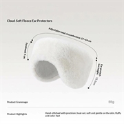 Cuffie imbottite DEZ57 - Bianco