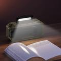 Radio di emergenza solare DF-570 con manovella e power bank da 5000mAh - Verde oliva