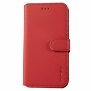 Custodia a portafoglio retro per iPhone 7/8/SE (2020)/SE (2022) DG.MING - Rossa