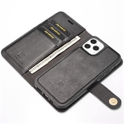 Custodia a Portafoglio Staccabile DG.Ming per iPhone 13 Pro Max - Nera