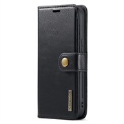 Custodia a Portafoglio Staccabile DG.Ming per iPhone 15 Pro Max - Nera