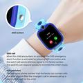 Orologio intelligente GPS/4G per bambini DH10 con SOS - Blu