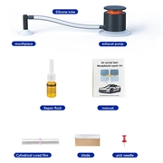 Kit fai da te per riparare le crepe sul parabrezza dell\'auto con pompa ad aria e strumento a vuoto