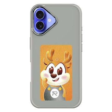 Custodia DIY E-InkCase NFC per iPhone 16 - Grigia