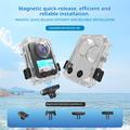 DJI Osmo 360 Action Camera Custodia subacquea a sgancio rapido 60m - Trasparente