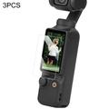 Protezione per schermo in vetro temperato per DJI Osmo Pocket 3 - 9H, 3 pezzi - Trasparente