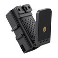 Supporto magnetico multifunzionale per DJI Osmo Pocket 4 - Filettatura da 1/4" - Nero