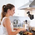 Supporto magnetico multifunzionale per DJI Osmo Pocket 4 - Filettatura da 1/4" - Nero