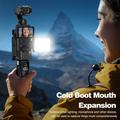 Supporto magnetico multifunzionale per DJI Osmo Pocket 4 - Filettatura da 1/4" - Nero