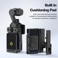 Supporto magnetico multifunzionale per DJI Osmo Pocket 4 - Filettatura da 1/4" - Nero