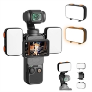 DJI Osmo Pocket 4P/4/3: luce di riempimento LED portatile con 3 modalità di colore - 2 pezzi.