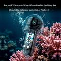 Custodia impermeabile IPX8 per DJI Osmo Pocket 4P / Custodia da immersione - Trasparente