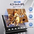 Microscopio digitale DM7D-B1 da 4.3" con ingrandimento da 500x a 1000x - Nero