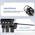 Microscopio digitale DM7D-B1 da 4.3" con ingrandimento da 500x a 1000x - Nero