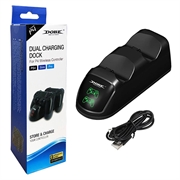DOBE TP4-889 Dock di ricarica Base di ricarica a doppio supporto per controller PS4 / PS4 Slim / PS4 Pro Dualshock
