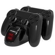DOBE TP4-889 Dock di ricarica Base di ricarica a doppio supporto per controller PS4 / PS4 Slim / PS4 Pro Dualshock