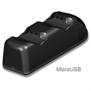 DOBE TP4-889 Dock di ricarica Base di ricarica a doppio supporto per controller PS4 / PS4 Slim / PS4 Pro Dualshock