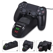 DOBE TP4-889 Dock di ricarica Base di ricarica a doppio supporto per controller PS4 / PS4 Slim / PS4 Pro Dualshock