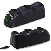 DOBE TP4-889 Dock di ricarica Base di ricarica a doppio supporto per controller PS4 / PS4 Slim / PS4 Pro Dualshock