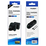 DOBE TP4-889 Dock di ricarica Base di ricarica a doppio supporto per controller PS4 / PS4 Slim / PS4 Pro Dualshock