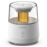 Umidificatore a ultrasuoni con effetto goccia d'acqua e diffusore di oli essenziali DP-160 - 320ml - Bianco