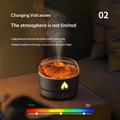 DP-167C Umidificatore a ultrasuoni con effetto vulcano e diffusore di aromi da 280ml - Nero