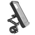 DS-MT3 Supporto impermeabile per smartphone per bicicletta / moto - Nero