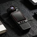 DV09: videocamera tascabile 4K con connessione Wi-Fi e obiettivo girevole, da agganciare - Nera