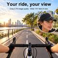 DV200 2.7K action cam con clip da cappello e controllo tramite app - Nero