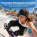 DV200 2.7K action cam con clip da cappello e controllo tramite app - Nero