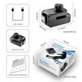 DV200 2.7K action cam con clip da cappello e controllo tramite app - Nero